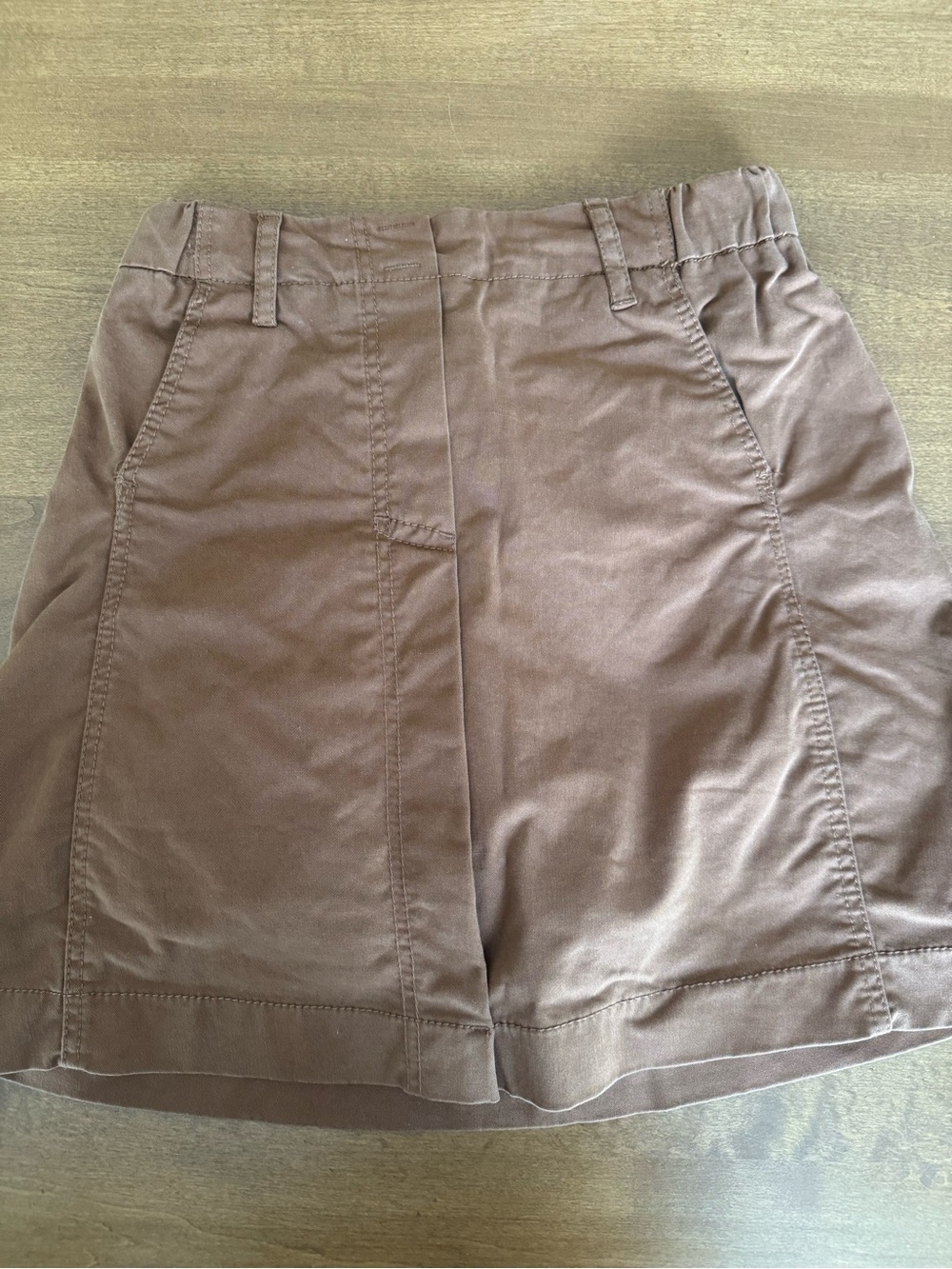 Zara Brown High-Rise A-Line Skirt